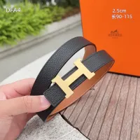 $56.00 USD Hermes AAA Quality Belts For Women #1448065