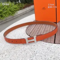 $56.00 USD Hermes AAA Quality Belts For Women #1448068