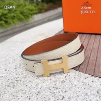 $56.00 USD Hermes AAA Quality Belts For Women #1448069