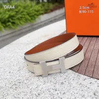 $56.00 USD Hermes AAA Quality Belts For Women #1448070