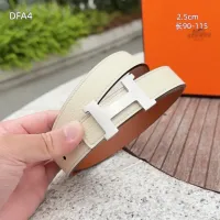 $56.00 USD Hermes AAA Quality Belts For Women #1448070