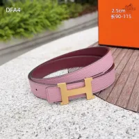$56.00 USD Hermes AAA Quality Belts For Women #1448071
