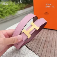 $56.00 USD Hermes AAA Quality Belts For Women #1448071