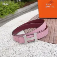 $56.00 USD Hermes AAA Quality Belts For Women #1448072