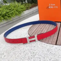 $56.00 USD Hermes AAA Quality Belts For Women #1448074