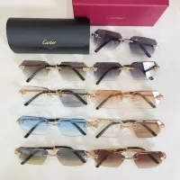$60.00 USD Cartier AAA Quality Sunglassess #1448336