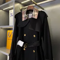 $162.00 USD Burberry Trench Coat Long Sleeved For Women #1449880