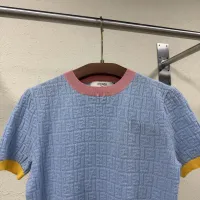 $80.00 USD Fendi T-Shirts Short Sleeved For Women #1450595