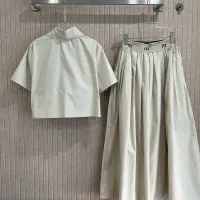$80.00 USD MIU MIU Tracksuits Short Sleeved For Women #1452547