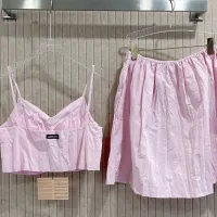 $72.00 USD MIU MIU Tracksuits Sleeveless For Women #1452552