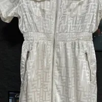 $92.00 USD Fendi Dresses Short Sleeved For Women #1452571