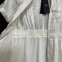 $92.00 USD Fendi Dresses Short Sleeved For Women #1452571