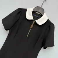 $128.00 USD Louis Vuitton LV Dresses Short Sleeved For Women #1452723