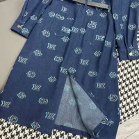 $88.00 USD Louis Vuitton LV Dresses Long Sleeved For Women #1452727