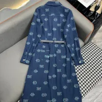 $88.00 USD Louis Vuitton LV Dresses Long Sleeved For Women #1452727