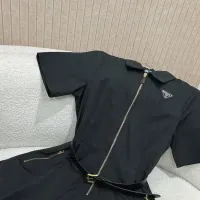 $88.00 USD Prada Dresses Short Sleeved For Women #1452739