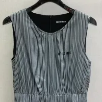 $80.00 USD MIU MIU Dresses Sleeveless For Women #1452745