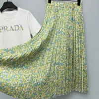 $130.00 USD Prada Tracksuits Short Sleeved For Women #1452766