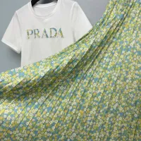 $130.00 USD Prada Tracksuits Short Sleeved For Women #1452766