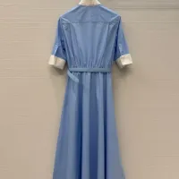 $150.00 USD Christian Dior Dresses Short Sleeved For Women #1453005