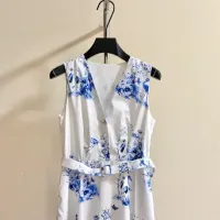 $140.00 USD Christian Dior Dresses Sleeveless For Women #1453006