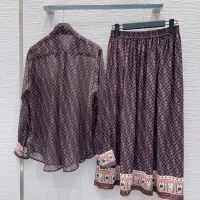 $80.00 USD Fendi Tracksuits Long Sleeved For Women #1453141
