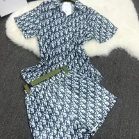$76.00 USD Christian Dior Pajamas Short Sleeved For Women #1453191