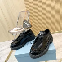 $96.00 USD Prada Leather Shoes For Women #1453192
