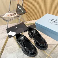 $96.00 USD Prada Leather Shoes For Women #1453192