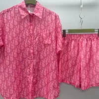 $76.00 USD Christian Dior Pajamas Short Sleeved For Women #1453193
