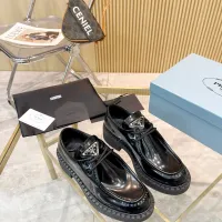 $96.00 USD Prada Leather Shoes For Women #1453194