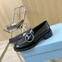 $100.00 USD Prada Leather Shoes For Women #1453198