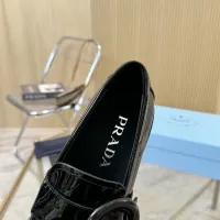 $100.00 USD Prada Leather Shoes For Women #1453199