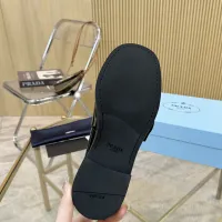 $100.00 USD Prada Leather Shoes For Women #1453199