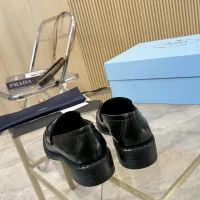 $100.00 USD Prada Leather Shoes For Women #1453200