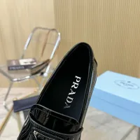 $100.00 USD Prada Leather Shoes For Women #1453201