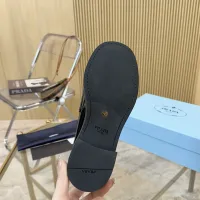 $100.00 USD Prada Leather Shoes For Women #1453201