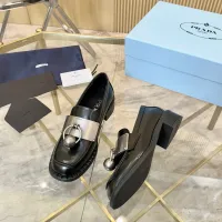 $105.00 USD Prada Leather Shoes For Women #1453203