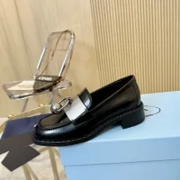 $105.00 USD Prada Leather Shoes For Women #1453203
