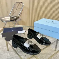 $105.00 USD Prada Leather Shoes For Women #1453204