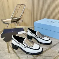 $105.00 USD Prada Leather Shoes For Women #1453208