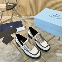 $105.00 USD Prada Leather Shoes For Women #1453208