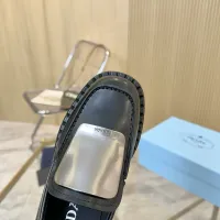 $105.00 USD Prada Leather Shoes For Women #1453210