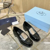 $105.00 USD Prada Leather Shoes For Women #1453211