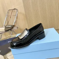 $105.00 USD Prada Leather Shoes For Women #1453211