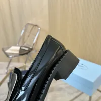 $105.00 USD Prada Leather Shoes For Women #1453211