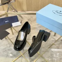 $105.00 USD Prada Leather Shoes For Women #1453211