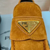 $98.00 USD Prada Leather Shoes For Men #1453220