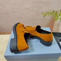 $98.00 USD Prada Leather Shoes For Men #1453220