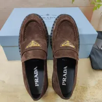 $98.00 USD Prada Leather Shoes For Women #1453221
